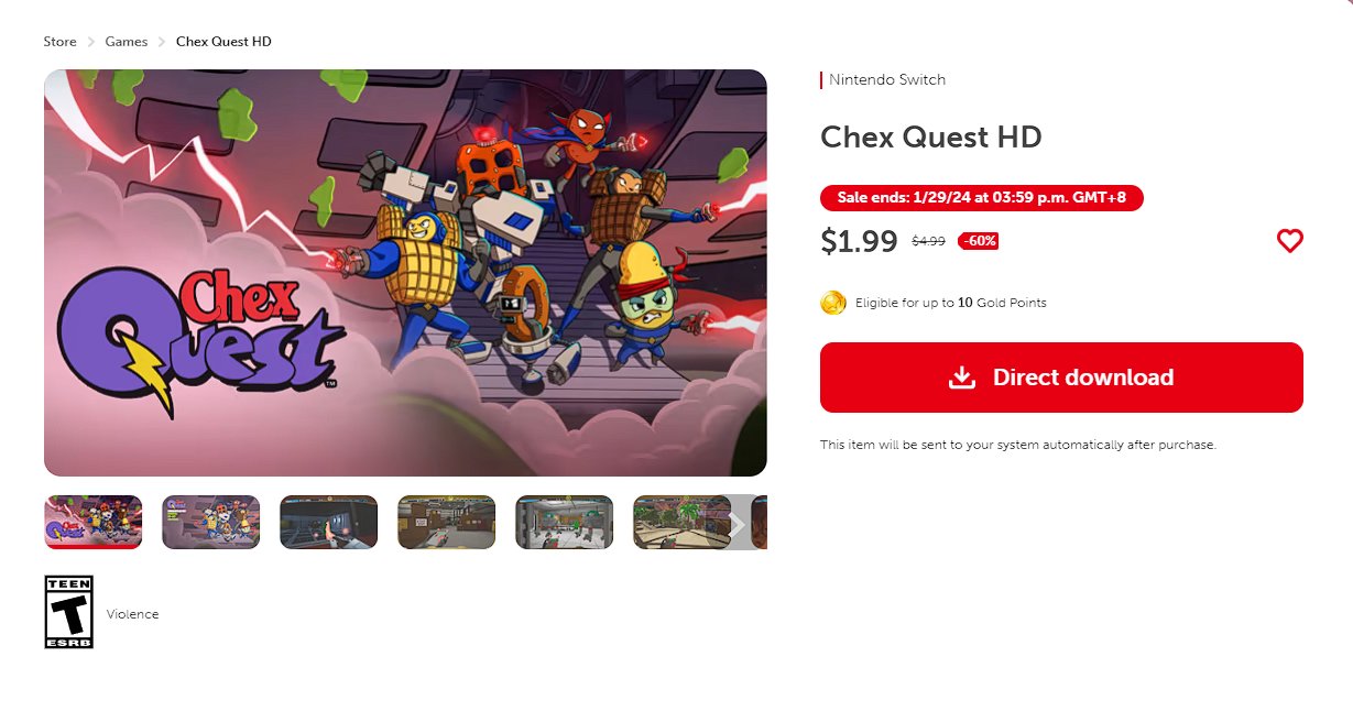 在Steam平台上免费获取Chex Quest HD。
