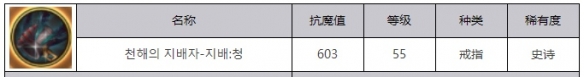 dnf手游深海之王支配青图鉴属性一览